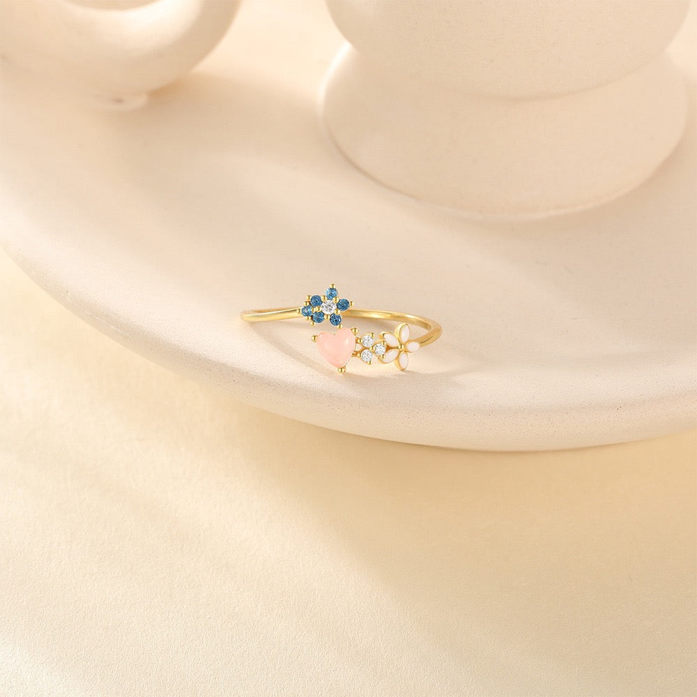 Cuore Blooming Ring