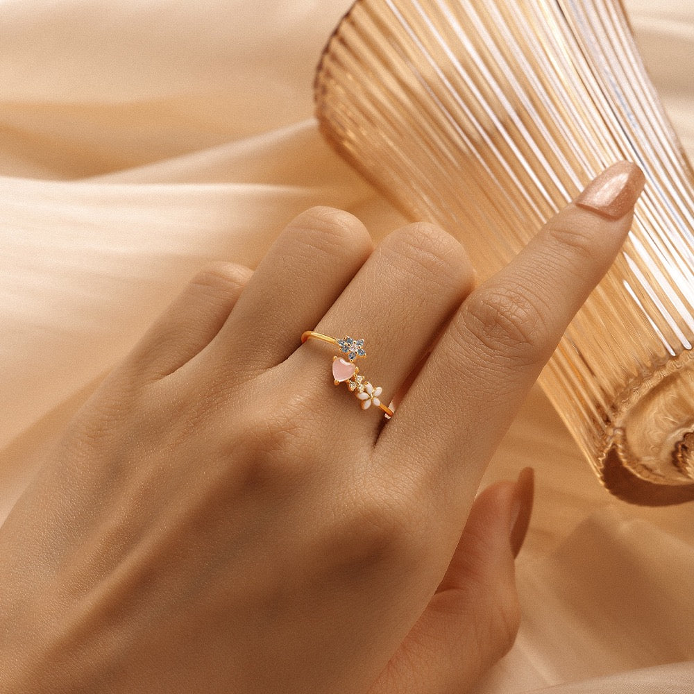 Cuore Blooming Ring