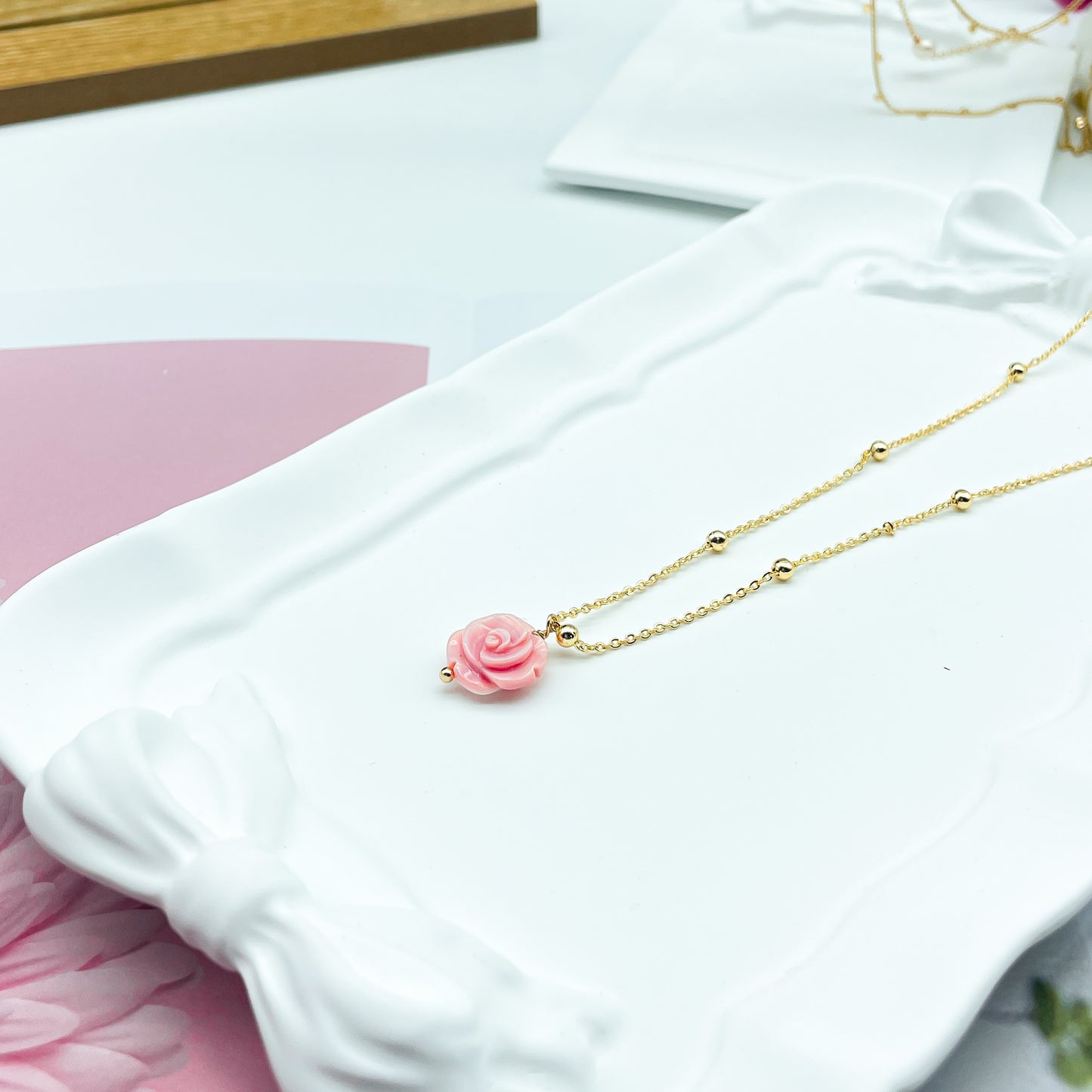 Rose Chain Necklace