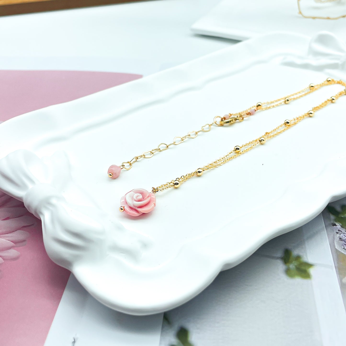Rose Chain Necklace
