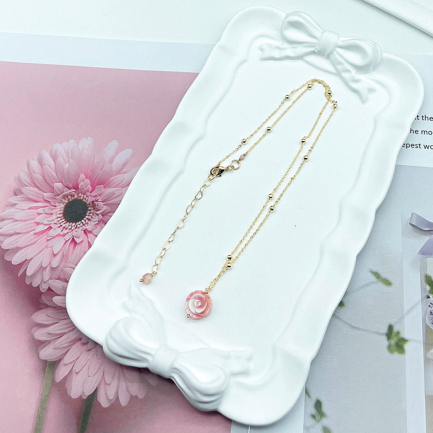 Rose Chain Necklace
