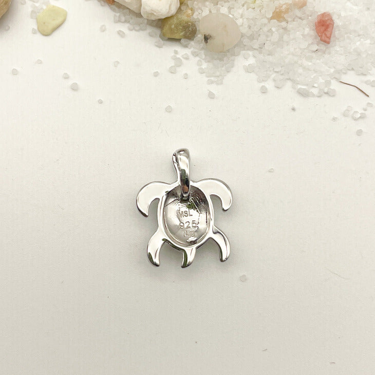 Kai Hono Larimar Turtle Pendant