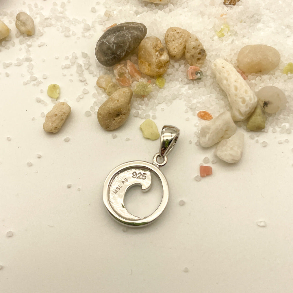 Oceanic Flow Larimar Pendant